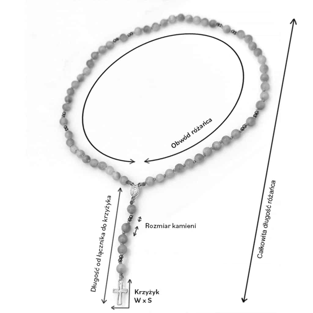 Różaniec chryzopraz 6mm / srebro 925 / CIERPLIWOŚĆ - obrazek 9